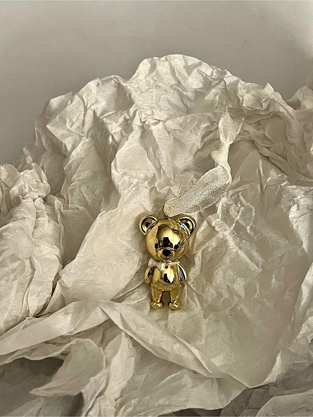Hallmark Gold Bitty Bear Ornament